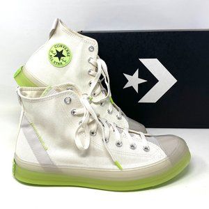 Converse Ctas CK HI Egret Pale High Top Beige Green Mens Canvas Sneakers A00416C